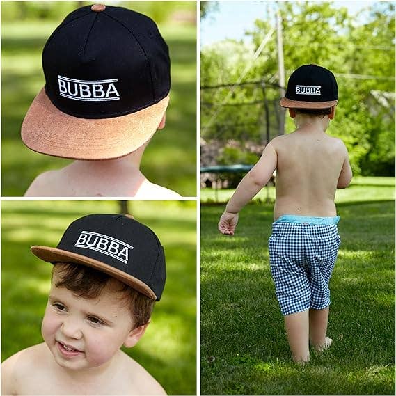 Bubba Flat Brim Trucker Embroidered Cap