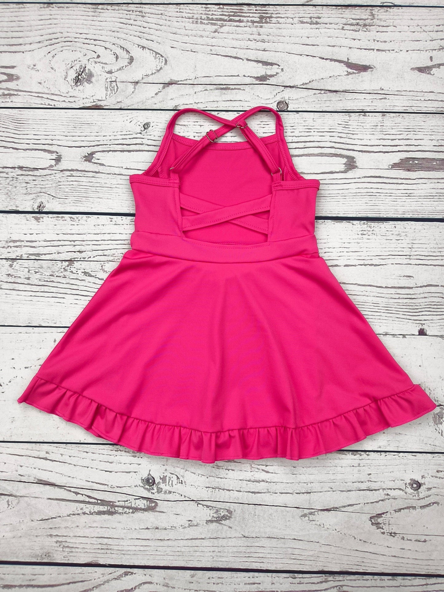 Pink Ruffle Athletic dress