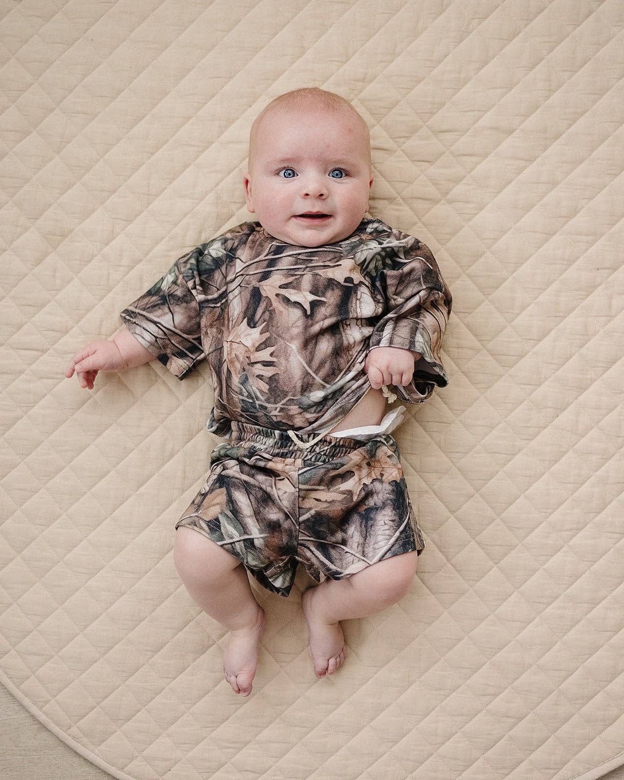 Shorts Set | Brown Camo