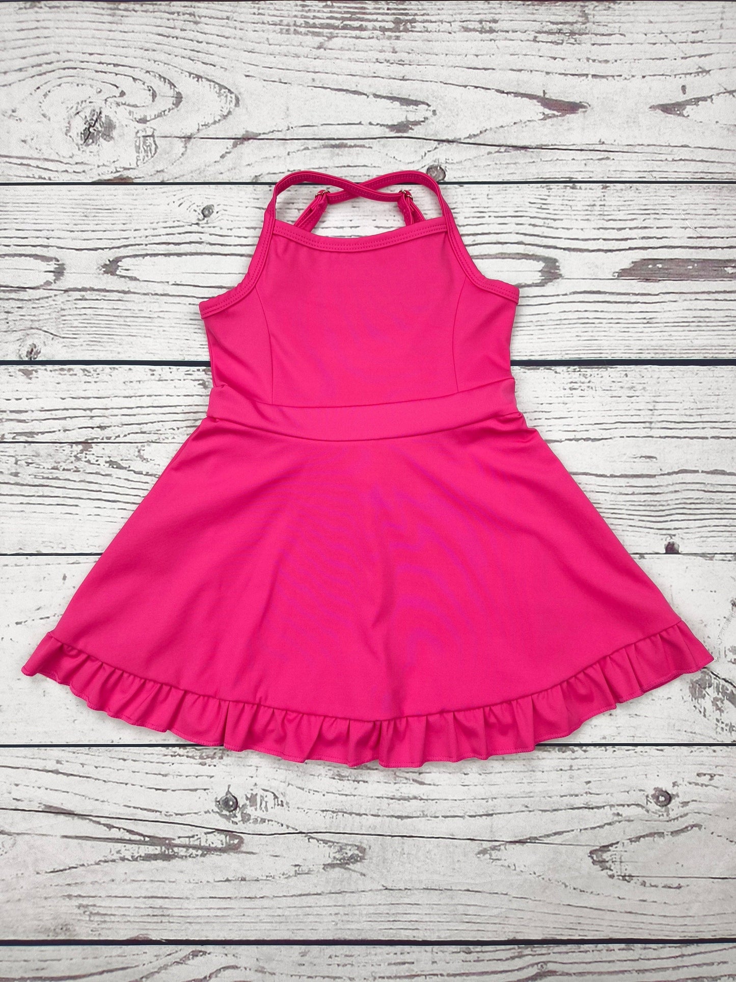 Pink Ruffle Athletic dress