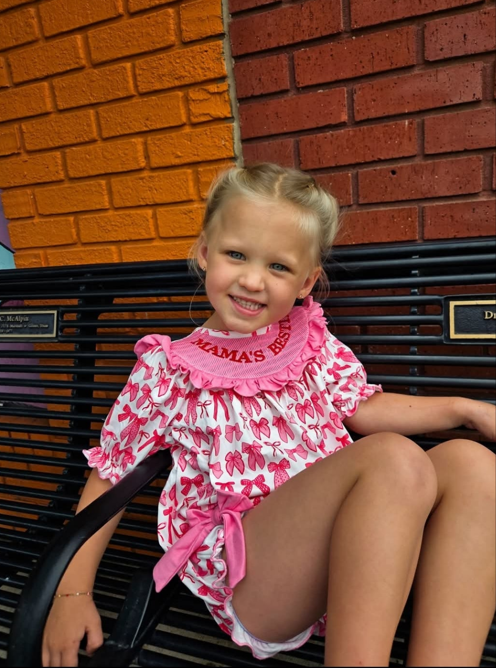 Mama's Bestie Smocked Bubble