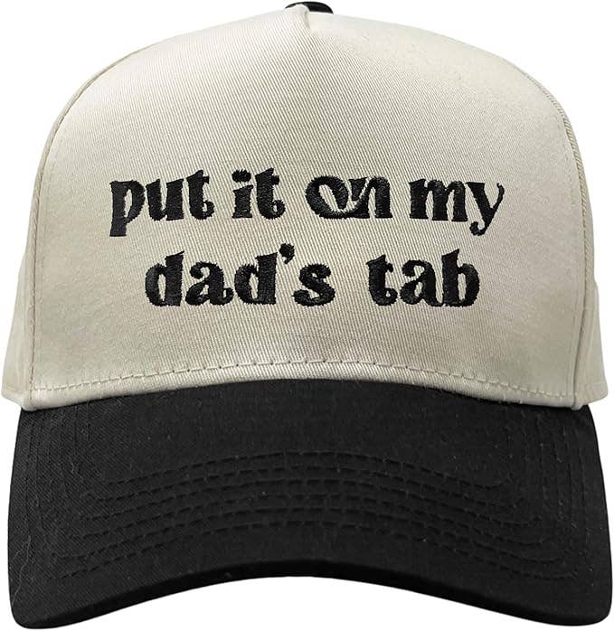 Put It on My Dad's Tab Embroidered Cap