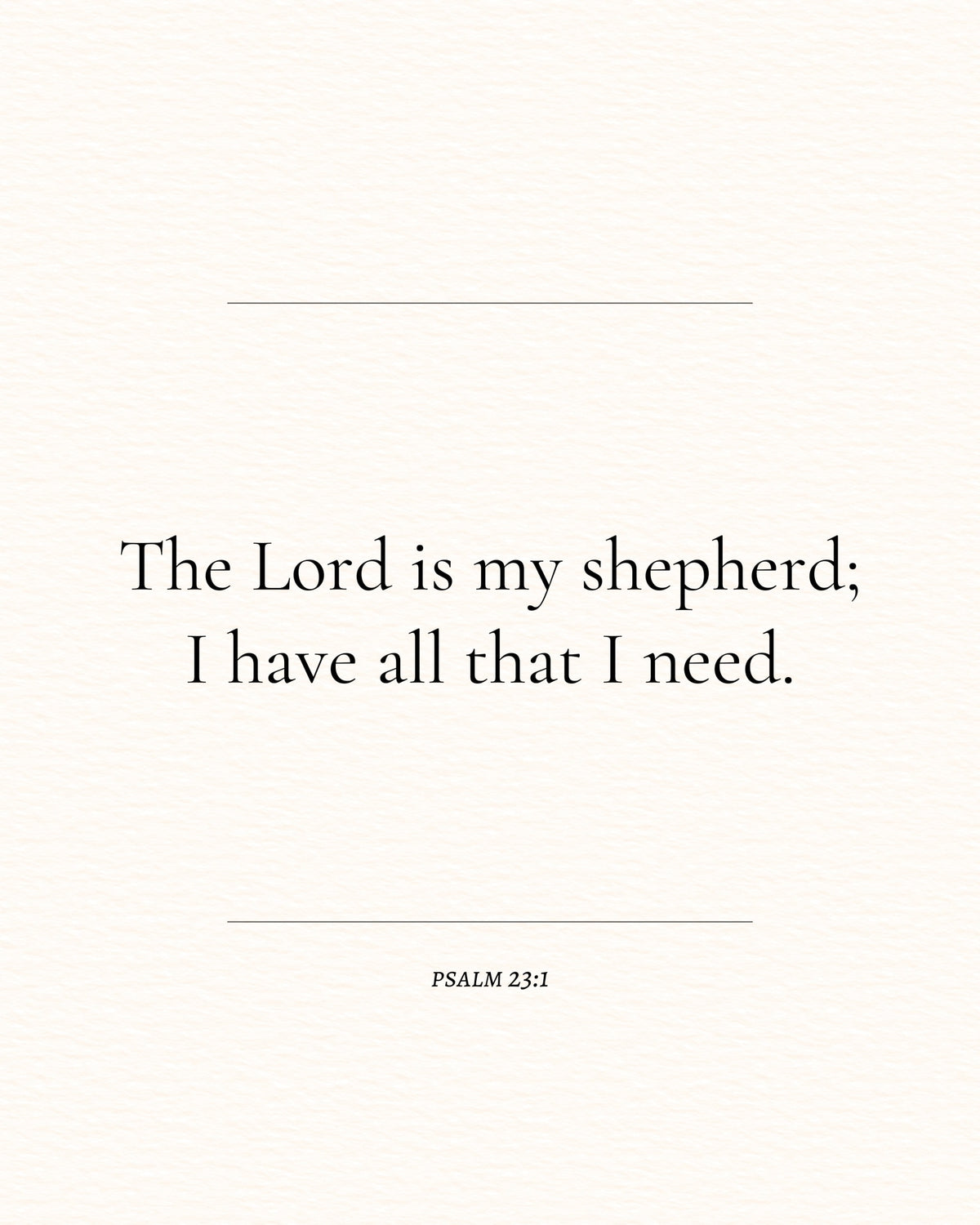 Psalm 23