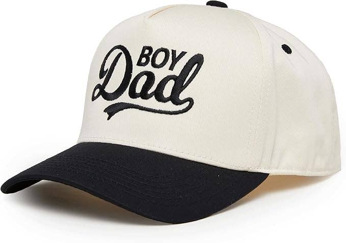 Boy Dad Embroidered Cap