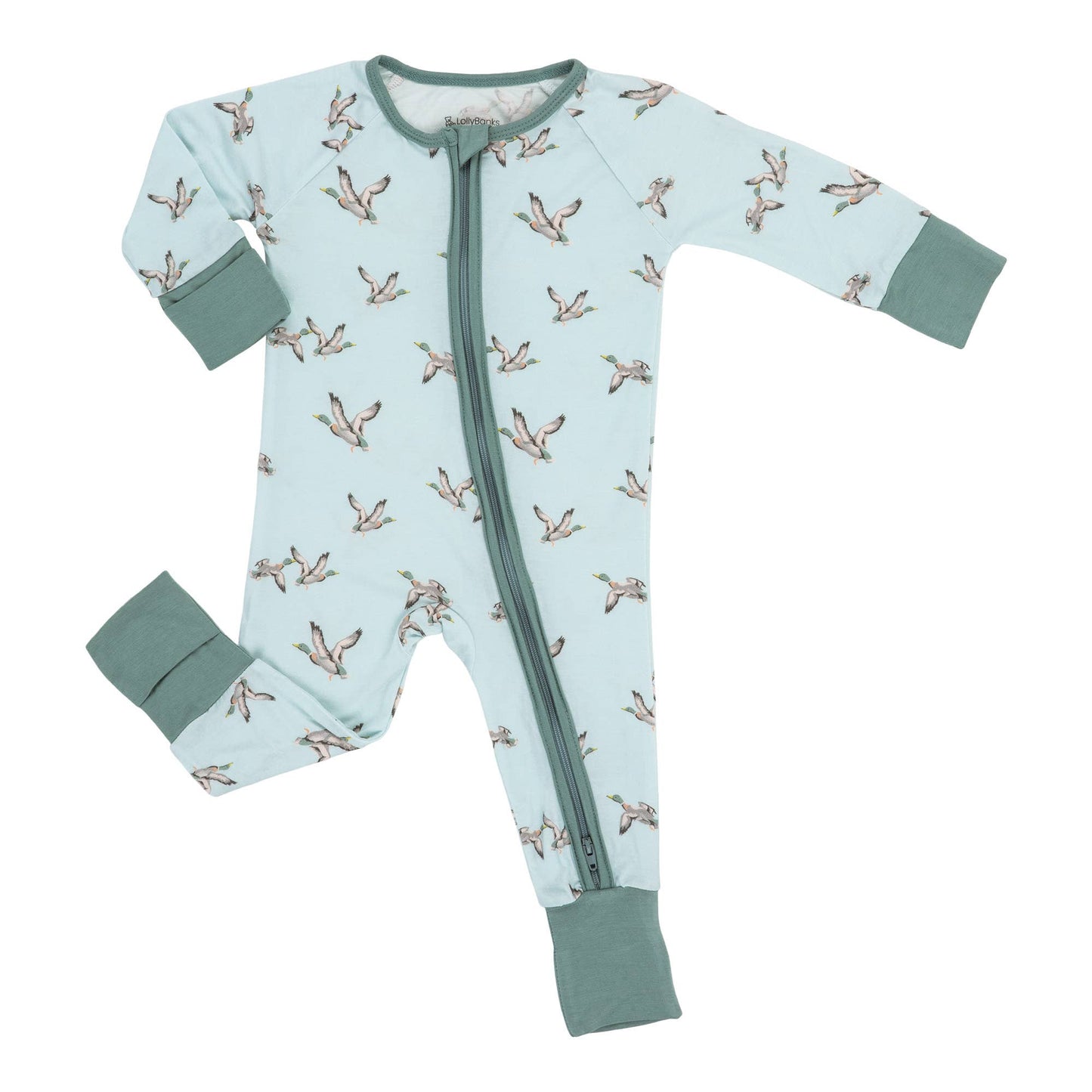 Quackin'up Mallard Duck Bamboo Zipper