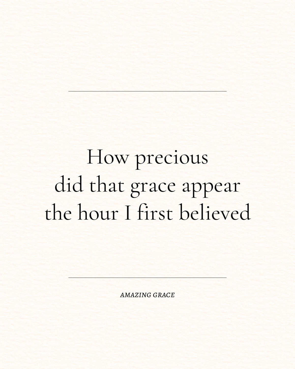 Amazing Grace