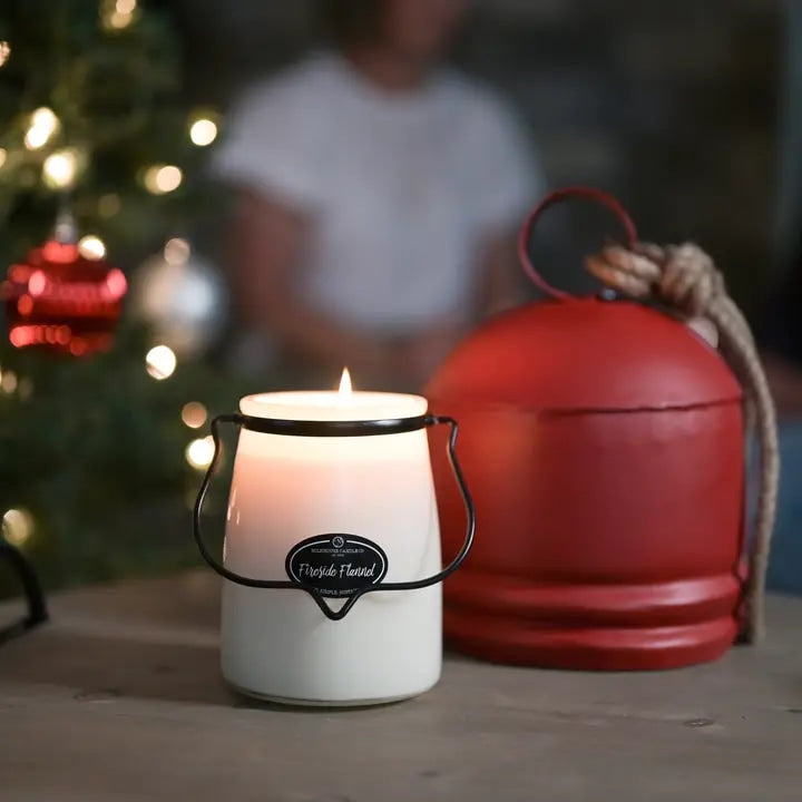Fireside Flannel 22oz Butter Jar Candle