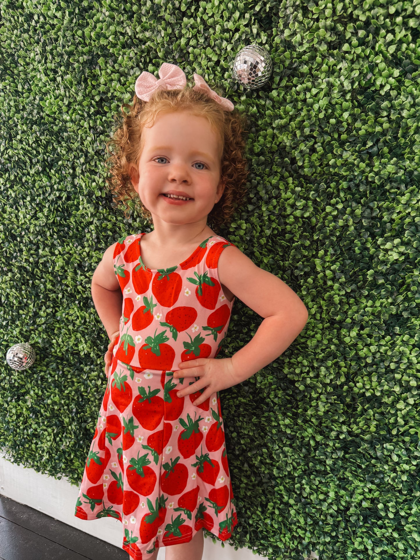 Strawberry Active keyhole dress