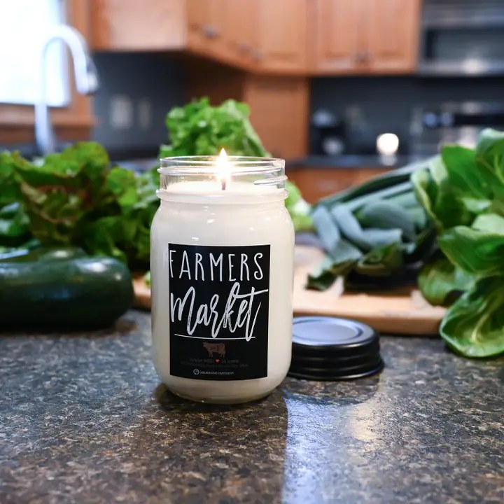 Farmers Market 13oz Mason Jar