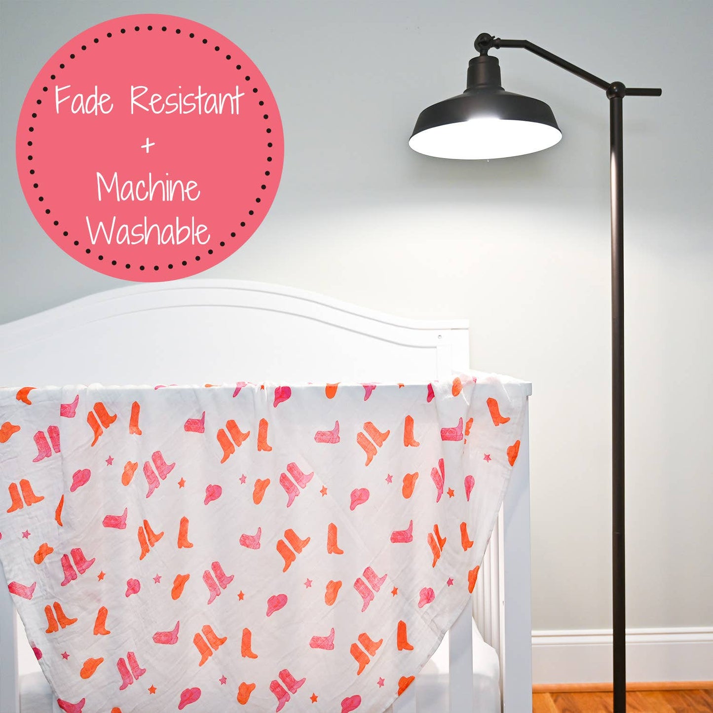 Let's go Girls swaddle Blanket