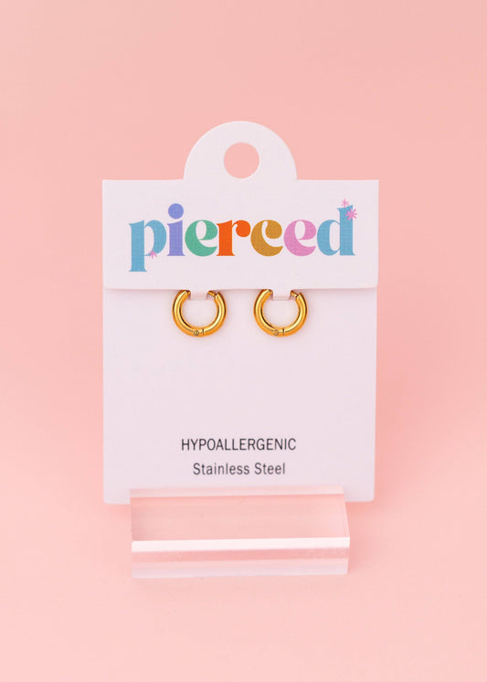 6mm Gold Huggies