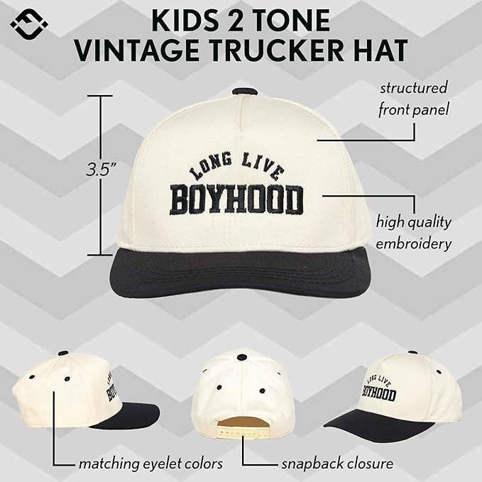 Long Live Boyhood Embroidered Hat