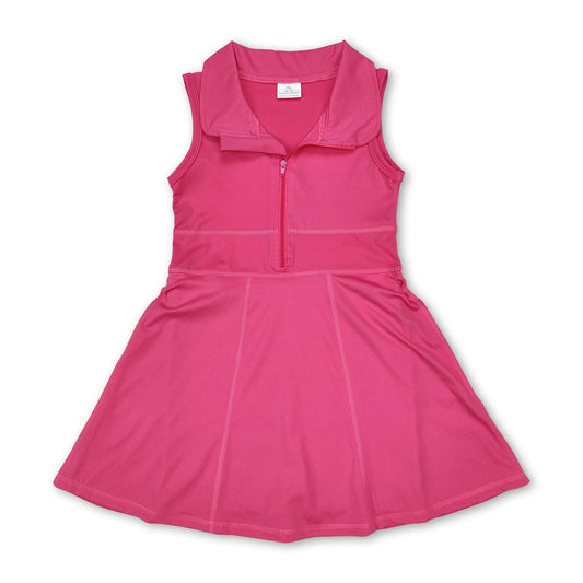 Hot pink Athletic Dress with Short