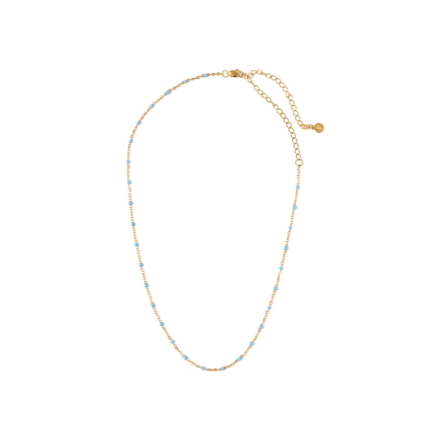 Enamel Bead Necklace Earrings - Hypoallergenic, Girl Gift
