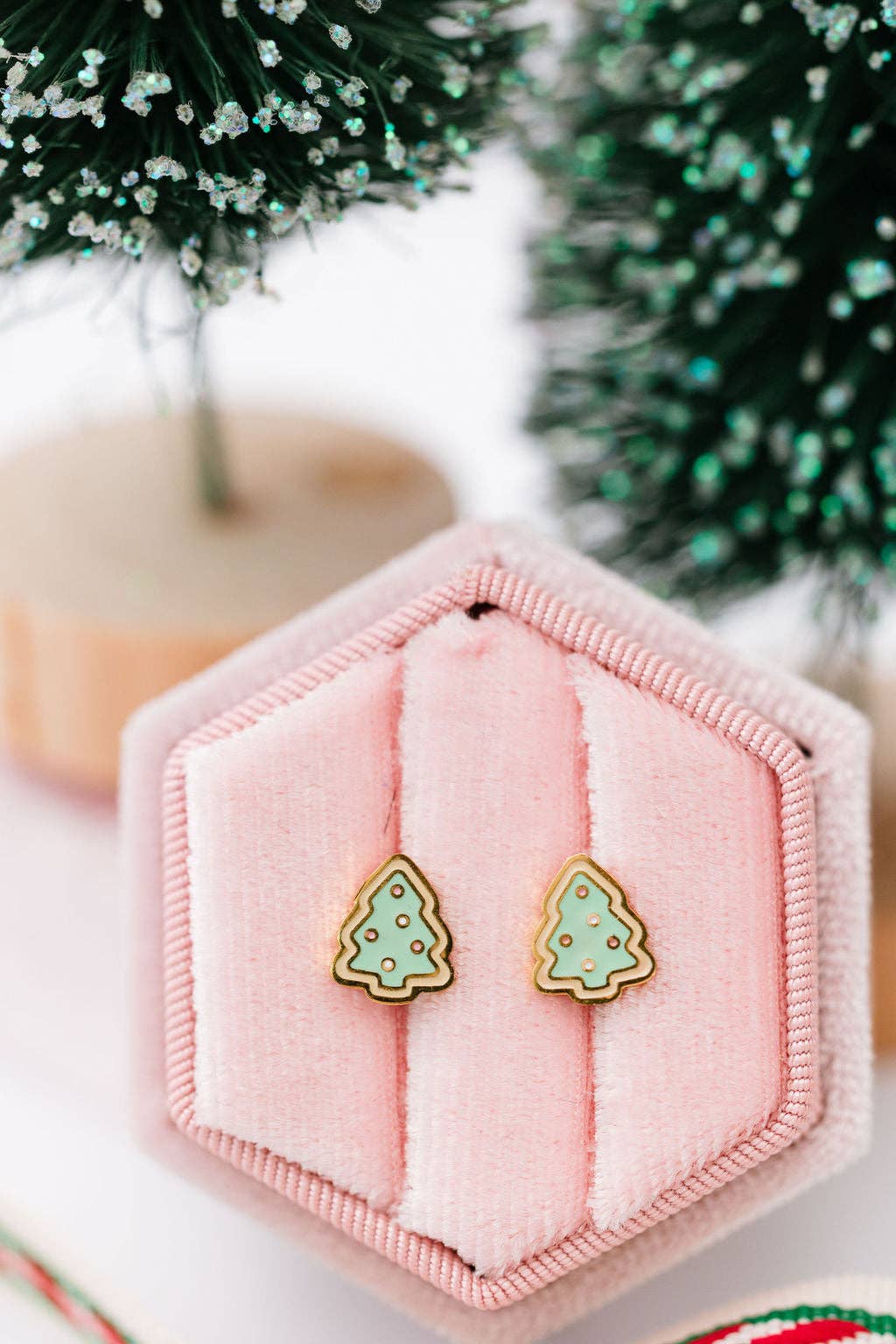 Christmas Sugar Cookie Stud Earrings