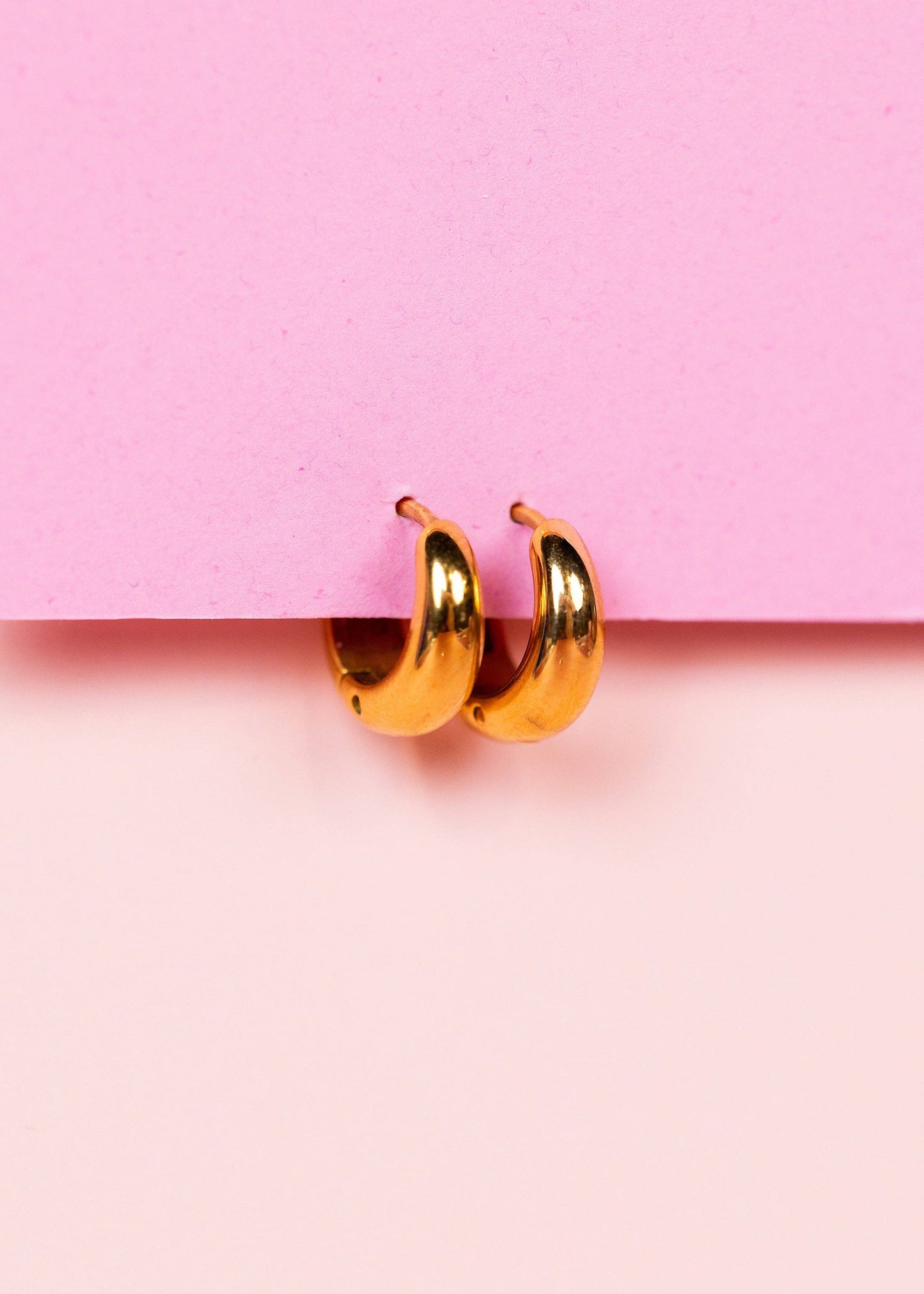 Small Teardrop Huggies