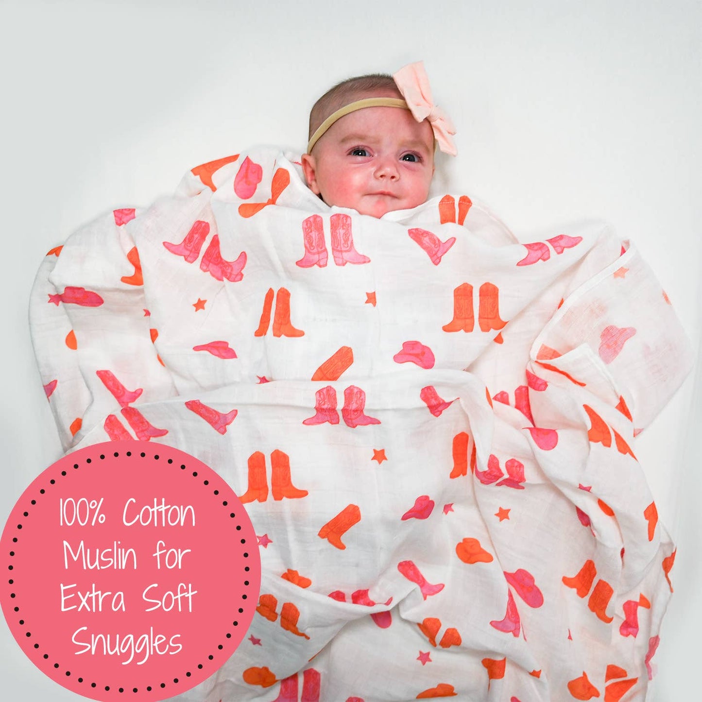Let's go Girls swaddle Blanket