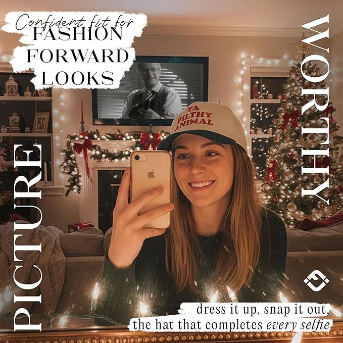 2-Tone Cap - Ya Filthy Animal - Green/Beige