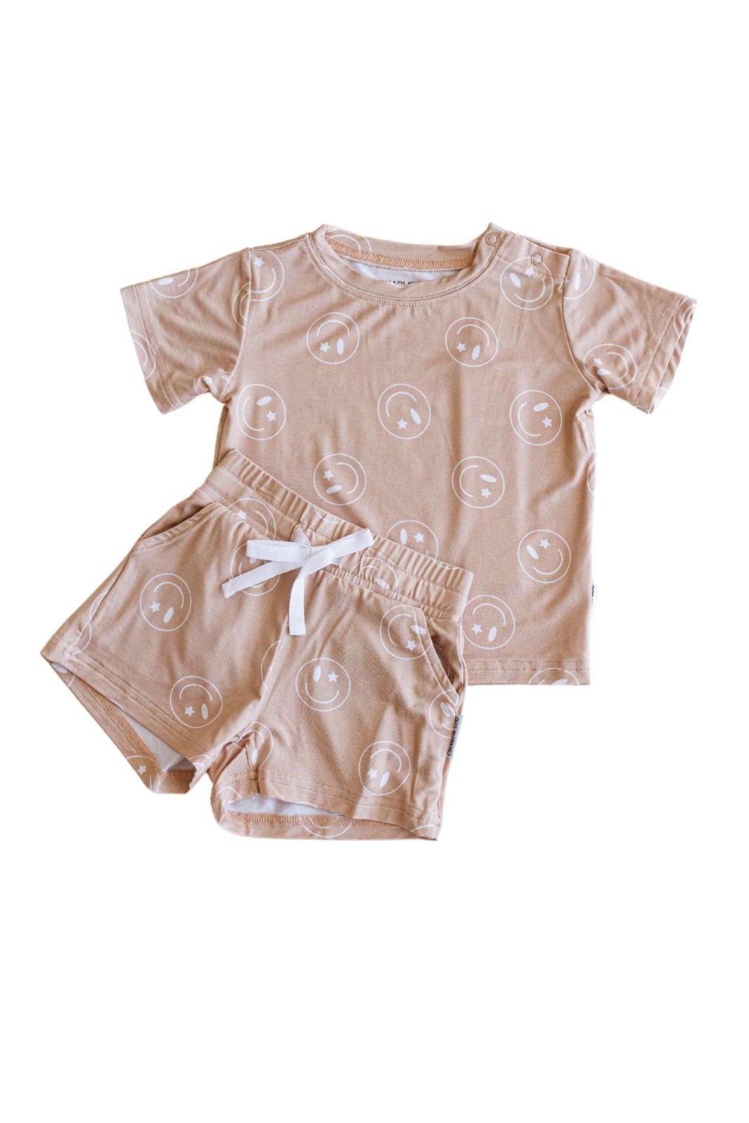 Bamboo Starry Eyed Smiley Shortie Set