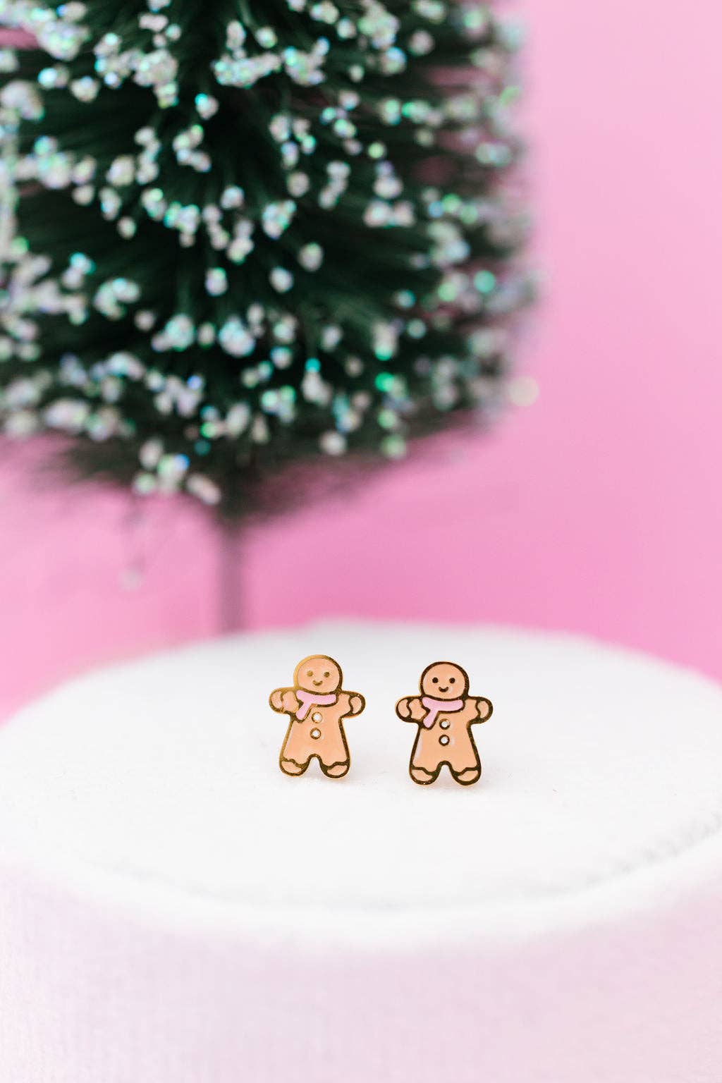 Gingerbread Stud Earrings