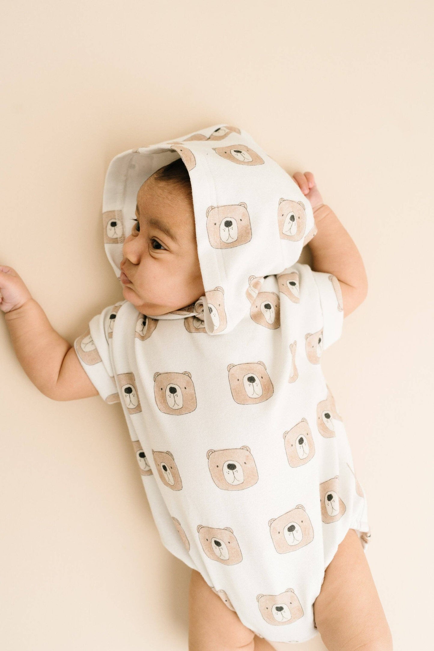 Bear Hooded Short Bubble