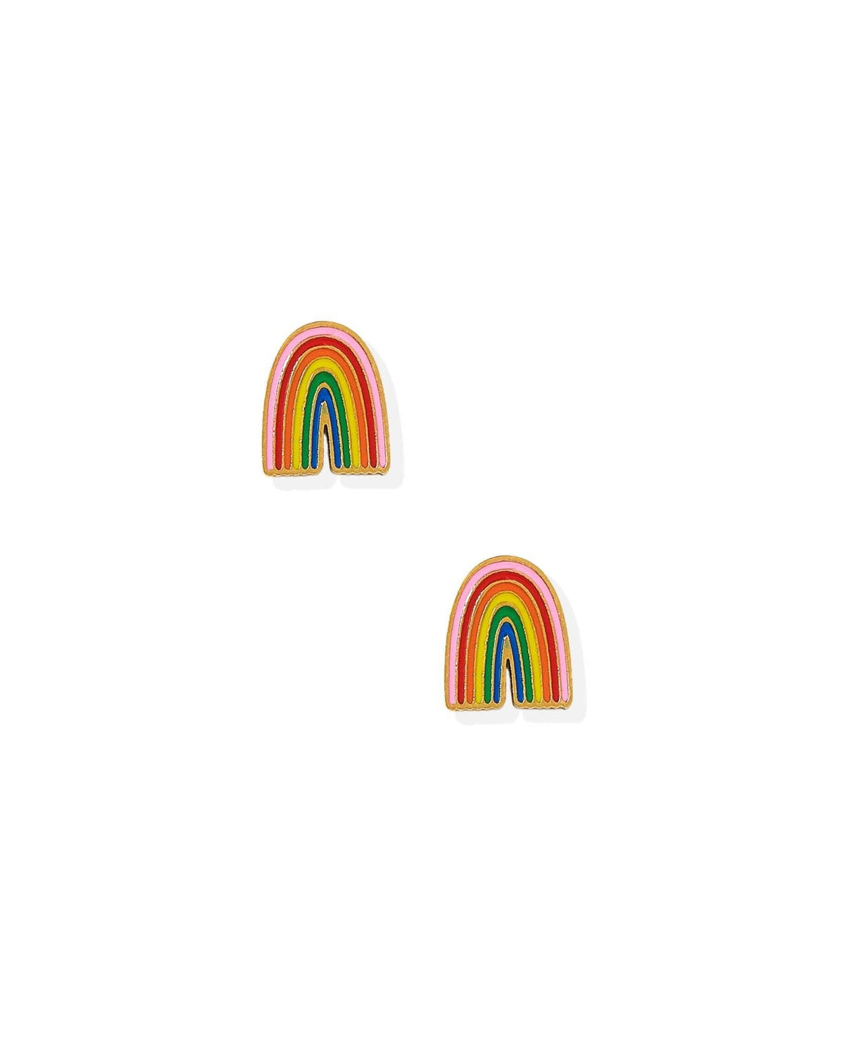 Screwback Stud Earrings - Noah Rainbow
