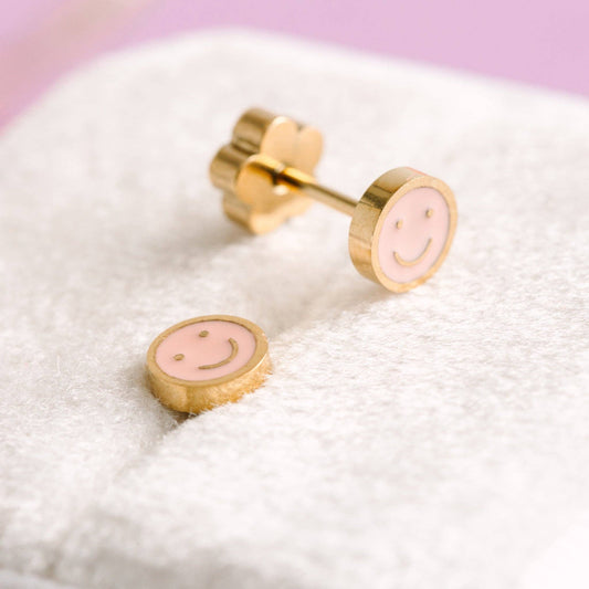Tiny Pink Smiley