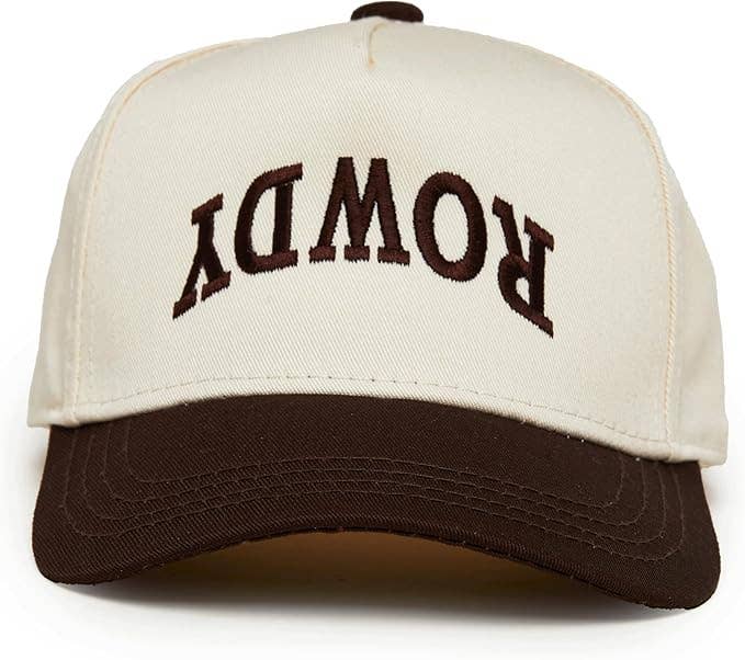 Rowdy Upside Down Embroidered Cap