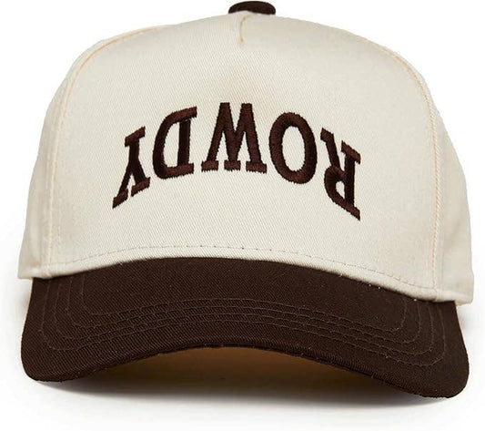 Rowdy Upside Down Embroidered Cap