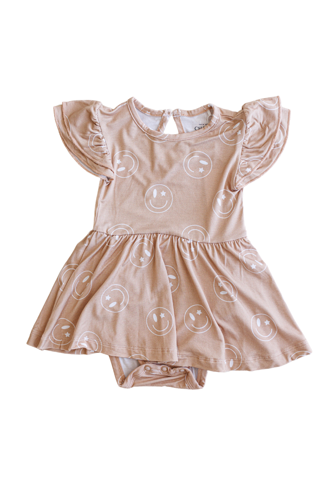 Bamboo Starry Eyed Smiley Twirl Dress