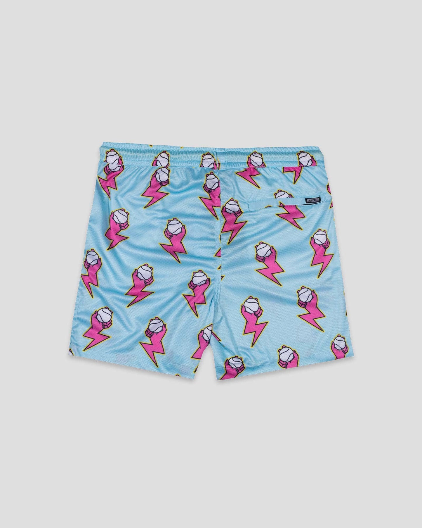 Electric Arms Diamond Air Mesh Shorts (Blue) - Youth