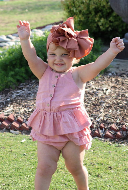 Pink Ruffle 2 Piece Set