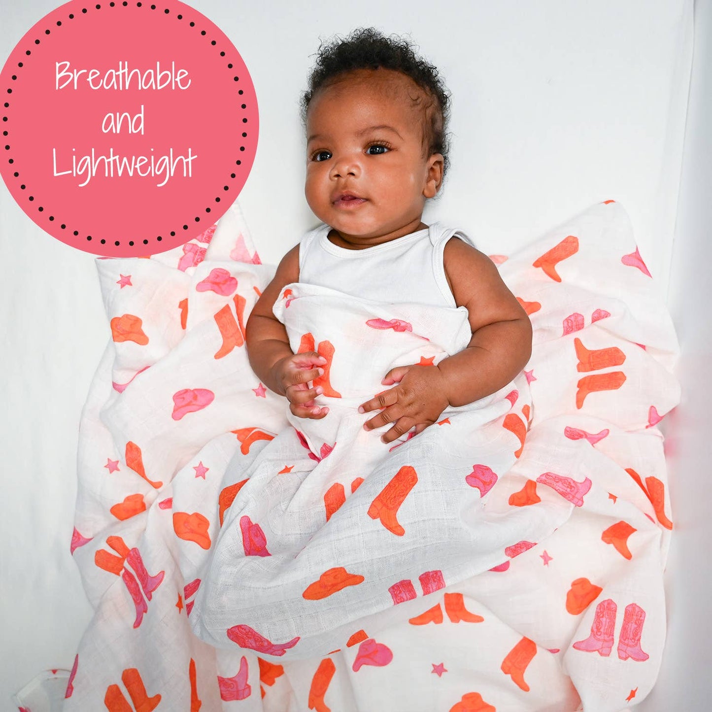 Let's go Girls swaddle Blanket