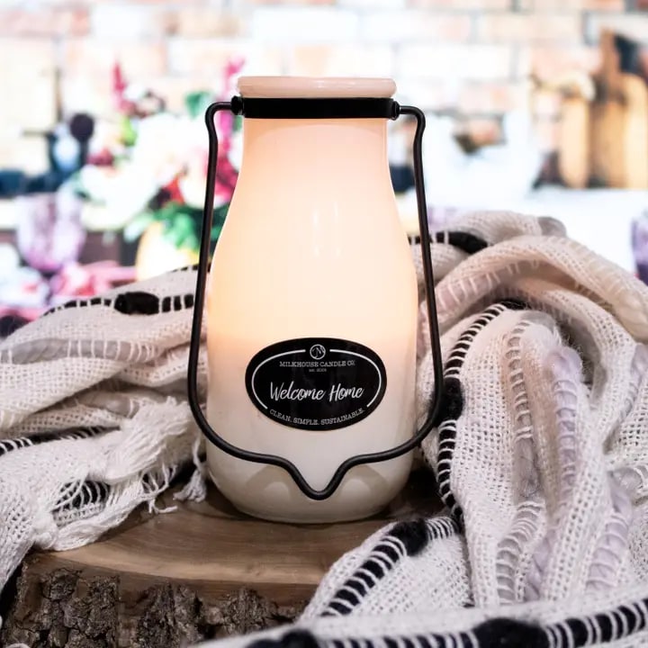 Welcome Home 14oz Milkbottle Candle