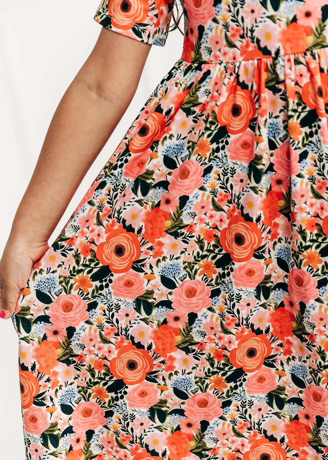 Bamboo Floral Twirl Dress