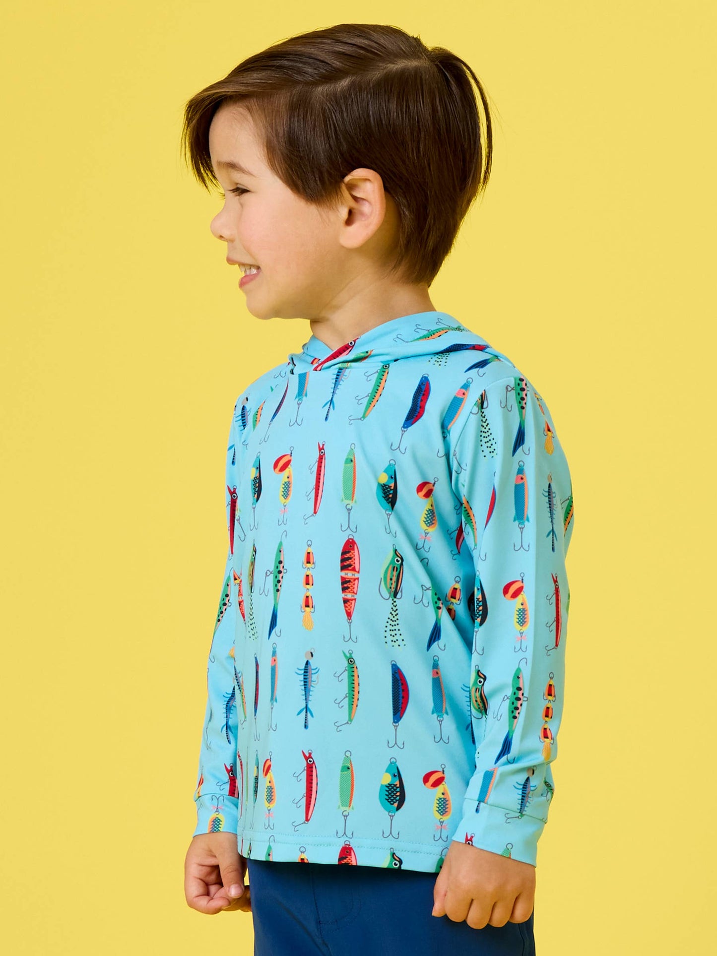 Boys Gone Fishin Performance Hooded Shirt