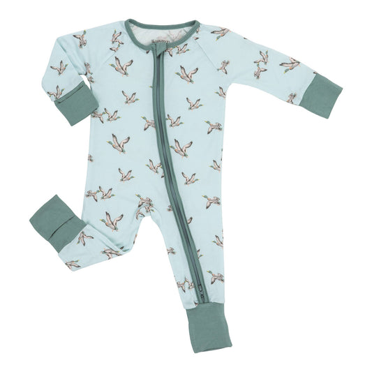 Quackin'up Mallard Duck Bamboo Zipper