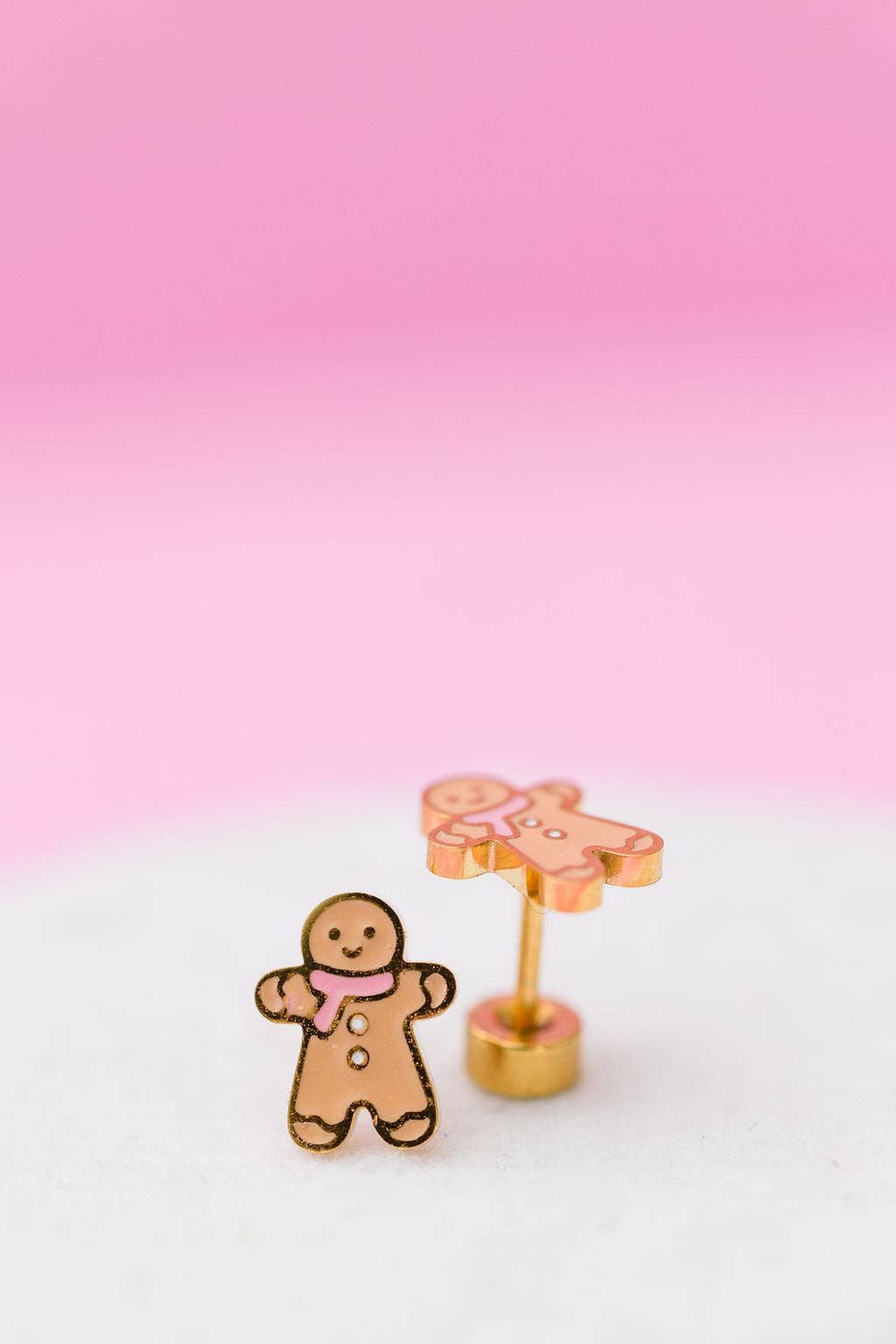 Gingerbread Stud Earrings