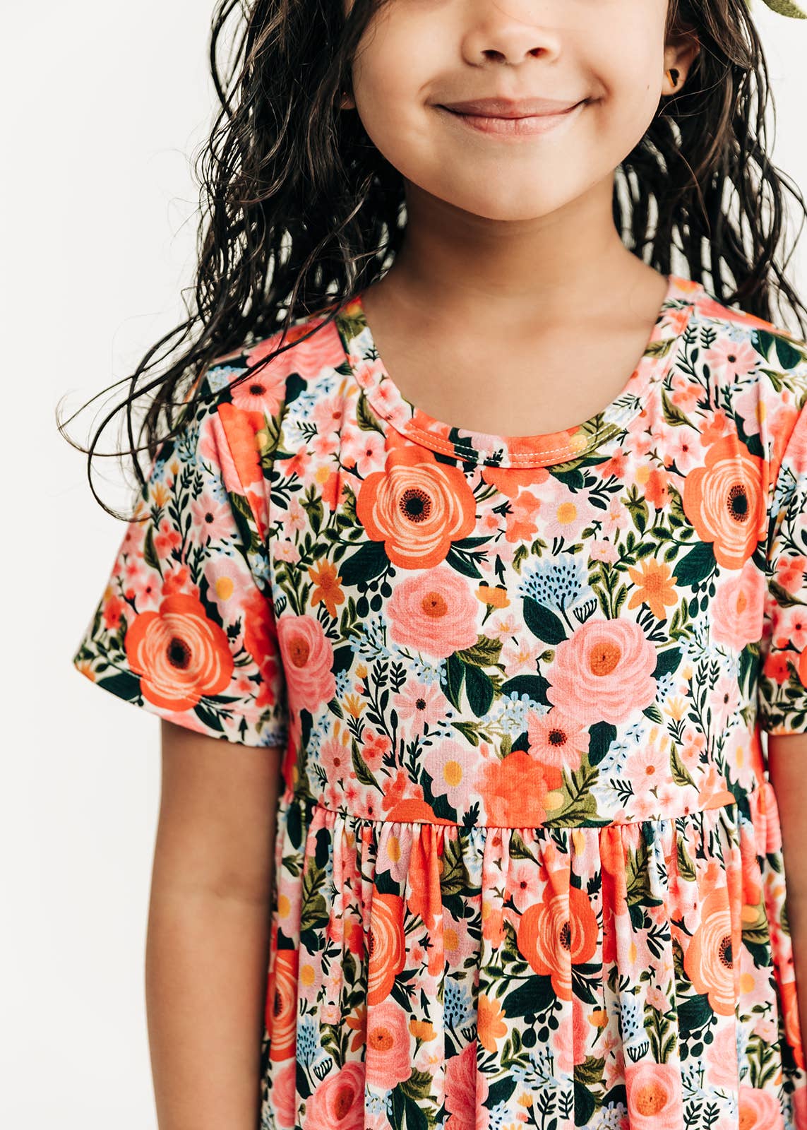 Bamboo Floral Twirl Dress