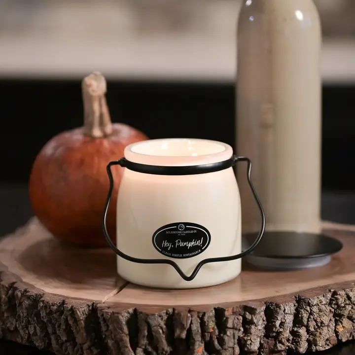 Hey Pumpkin 16oz Butter Jar Candle
