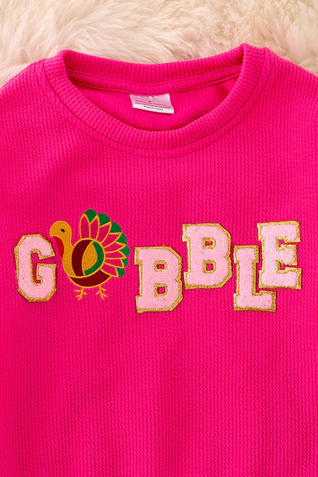 Thanksgiving Pink Turkey Top