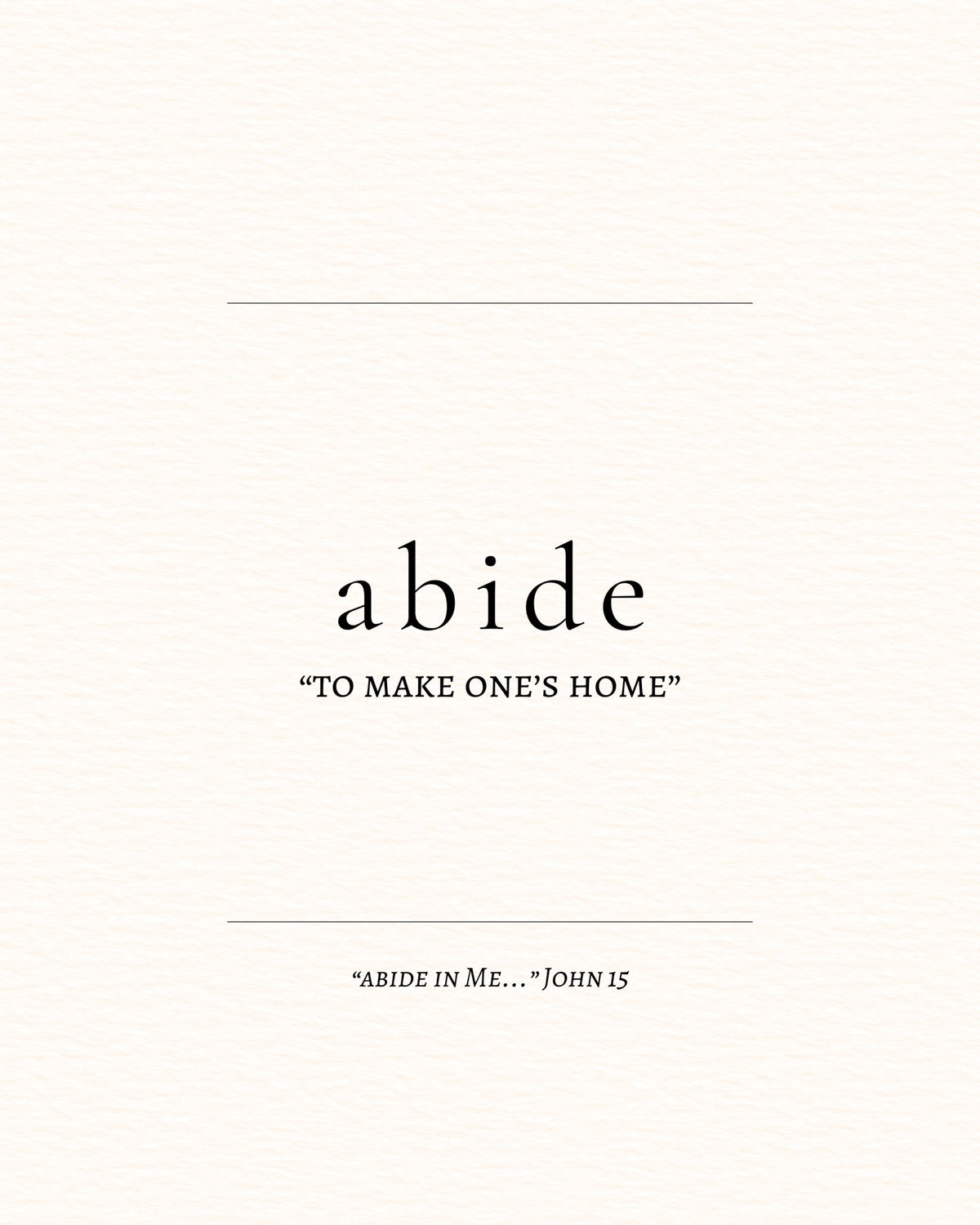 Abide