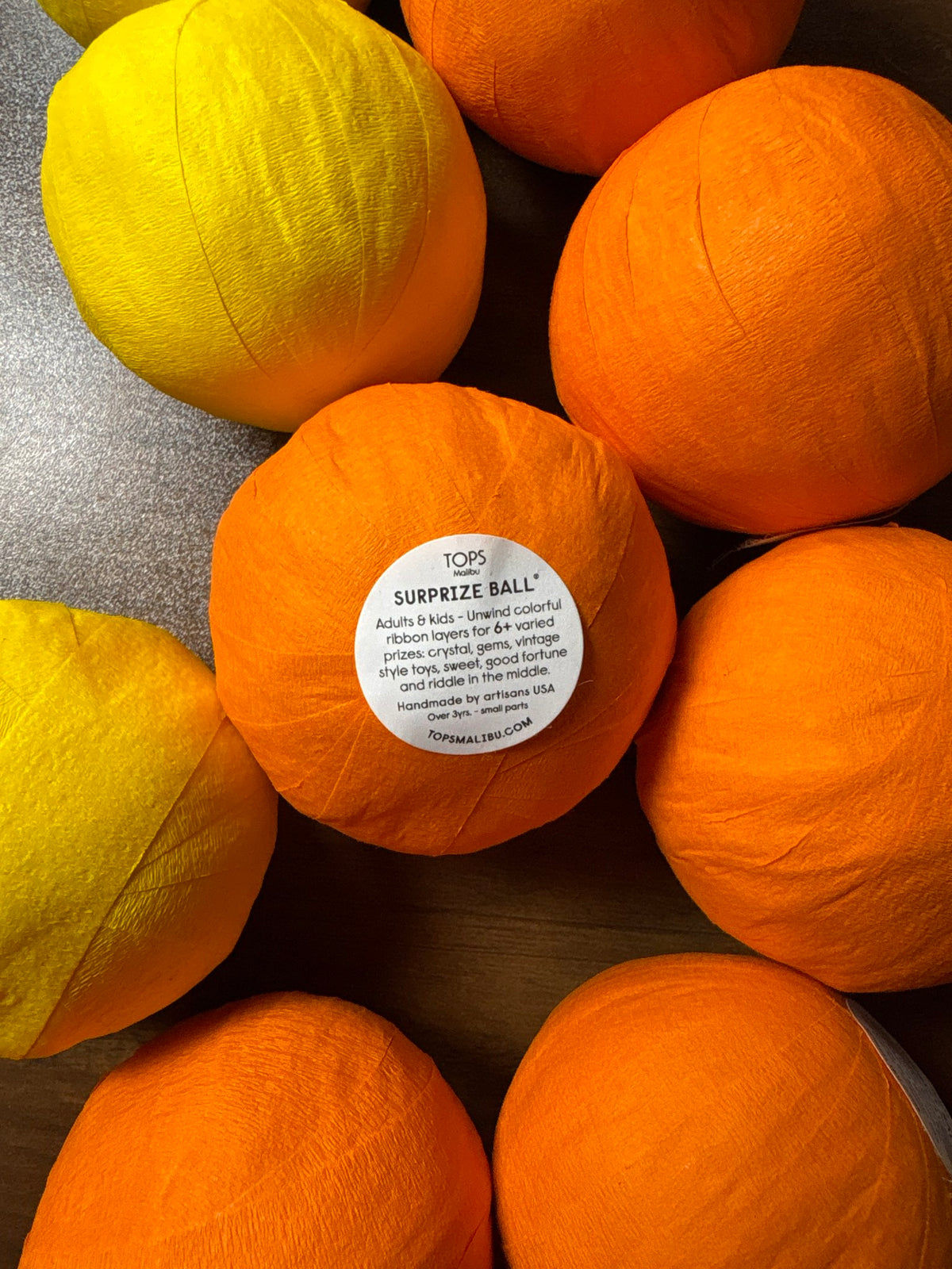Surprise Ball - Orange/Yellow