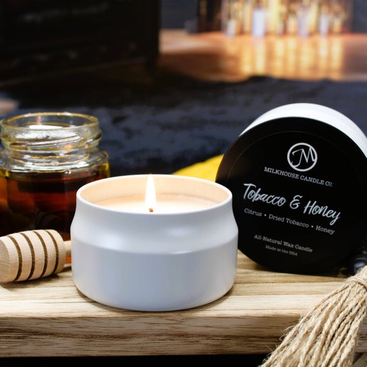 Tobacco & Honey Travel Candle
