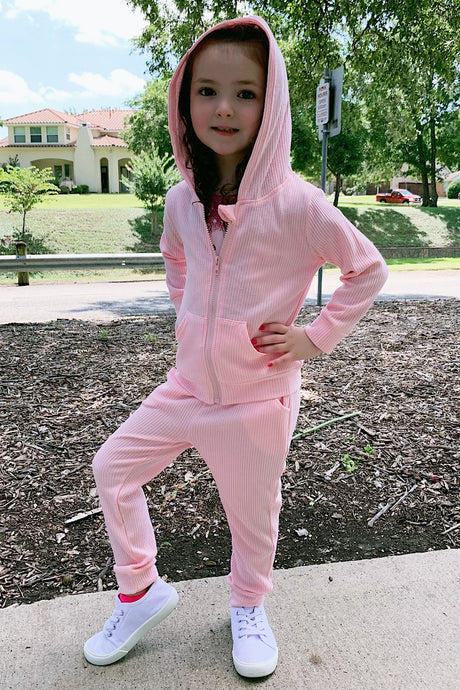 Pink Thermal Jogger Set