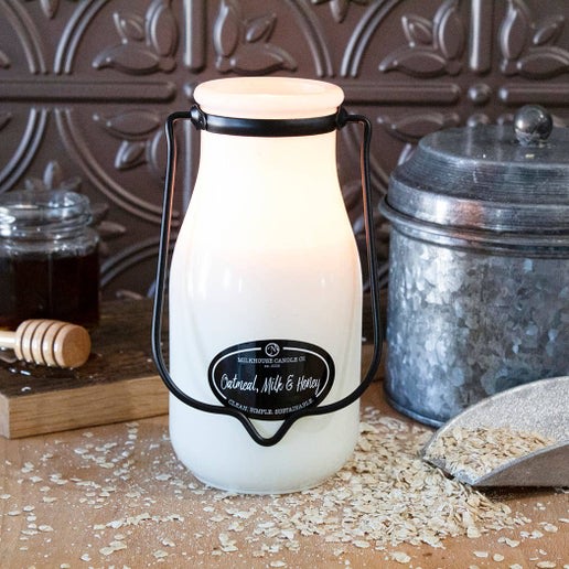 Oatmeal Milk & Honey 14oz Milkbottle Candle