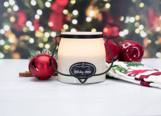 Holiday Home 16oz Butter Jar Candle