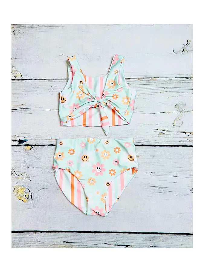 Smiles and Stripes Reversible Swimsuit