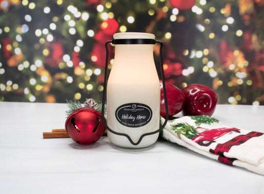Holiday Home 14oz Milkbottle Candle